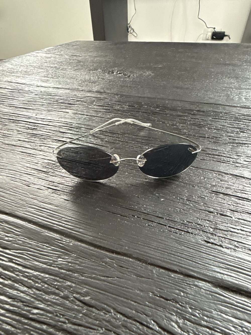 RV10 56-20 Rimless Oval Sunglasses